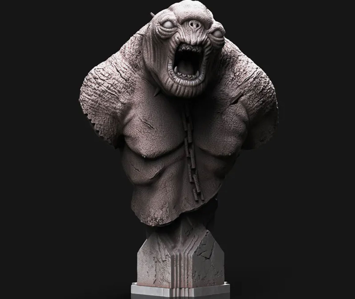 Busto di Troll delle Caverne